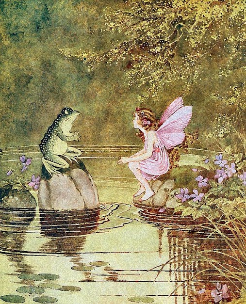 The Little Green Road To Fairyland Art Print by Ida Rentoul Outhwaite.jpg